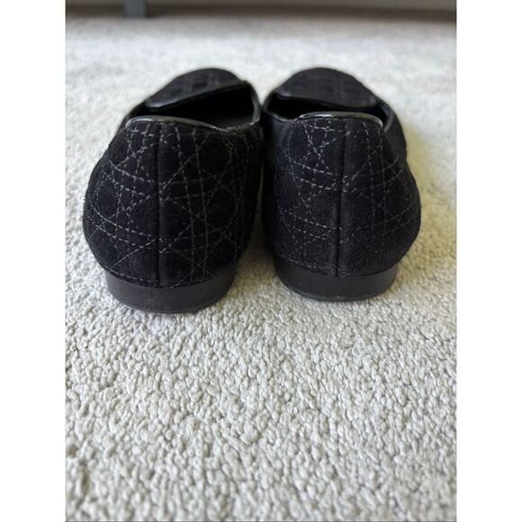 Dior Black Cannage Suede Loafers, Sz 36, 5.5 $995 - Picture 4 of 8